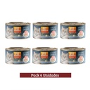 Pack Fit Formula Lata Gourmet Gato Sabor Atun Palito de Cangrejo x 6u 85g