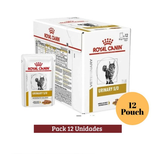 Pack Royal Canin Urinary S/O Cat Pouch x 12u 85g