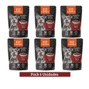 Pack Fit Formula Pouch Vacuno Perro x 6u 85g