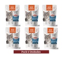 Pack Fit Formula Pouch Salmon Gato x 6u 85g