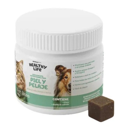 Healthy Life Suplemento Masticable Piel y Pelaje 250g