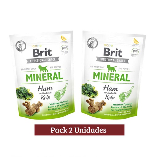 Pack Brit Care Dog Functional Snack Mineral For Puppy  X 2u 150g