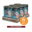 Pack Leonardo Kitten Rico en ave de corral X 6u 400g