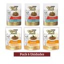 Pack Fancy Pouch Pollo y Pavo X 6u 85gr