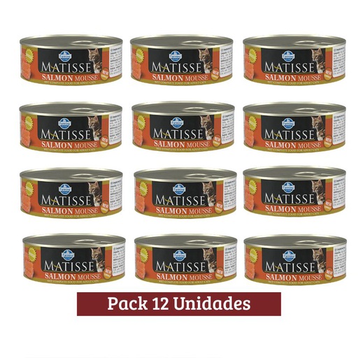 Pack Matisse Mousse De Salmon Enlatado 85g X 12u