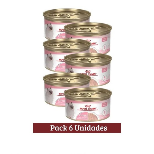 Pack Royal Canin Kitten Instintive x 6u 145g