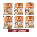 Pack Fit Formula Lata Gato Pollo x 6u 290g