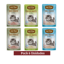 Pack Cat Fest Gato Mix Kitten x 6u 70g
