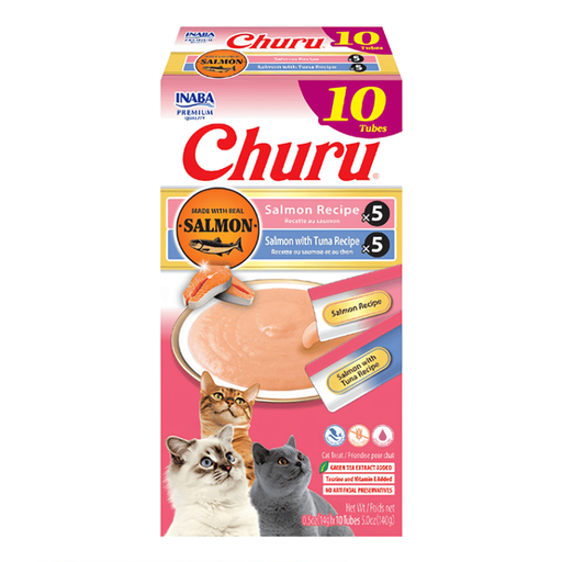 Ciao Churu Variedades de Salmon y Atun 10 unidades
