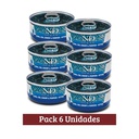 Pack N&D Ocean Lata Atun Bacalao Camaron y Calabaza Kitten X 6u 70g
