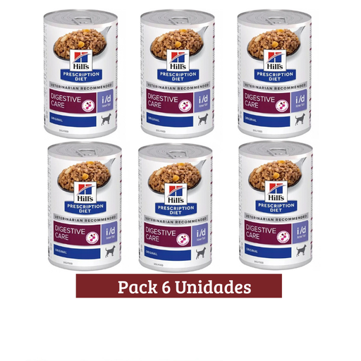 Pack Hills I/D Dog Low Fat Entalado x 6u 370g