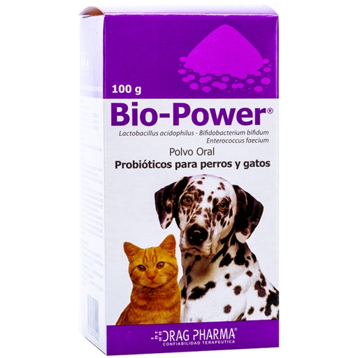 Bio Power Probiotico para Perros y Gatos 100g