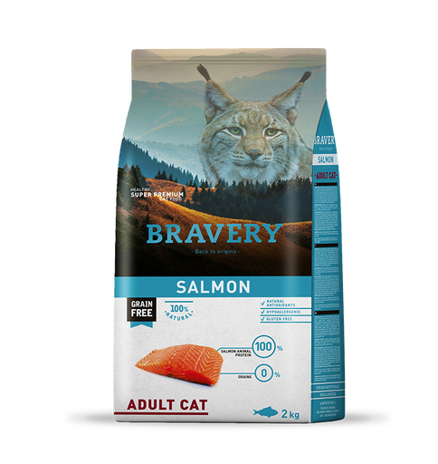 Bravery Adulto Cat Salmon 2KG