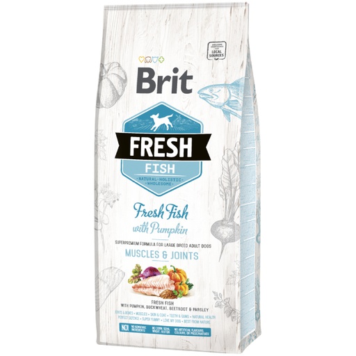 Brit Fresh Fish with Pumpkin Adult Large Breed 2.5kg