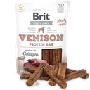 Brit Meaty Jerky Snack Protein Bar Venado con Colageno Perro 80g