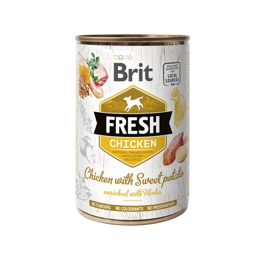 Brit Fresh Pollo con Patata Dulce Dog 400g