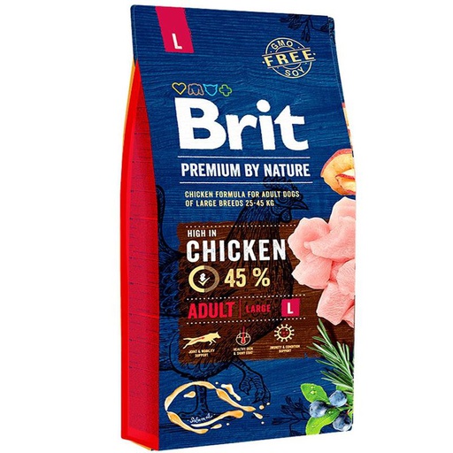 Brit Premium By Nature Chicken Adult Large 15kg