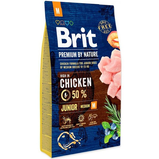 Brit Premium By Nature Chicken Junior Medium 3kg