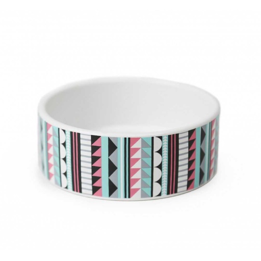 Brnx Bwl Plato Ceramica Boho Multicolor Talla XS