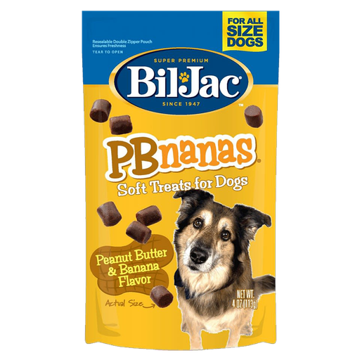 Bil Jac Pbnanas Snack Dog 113g