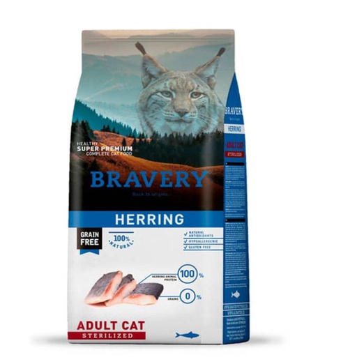 Bravery Herring Adult Cat Sterilized 2kg