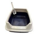 Maxpet Baño Sanitario Bandeja Alta Azul