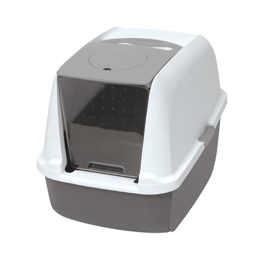 Catit Baño Cerrado Con Cubierta Gris