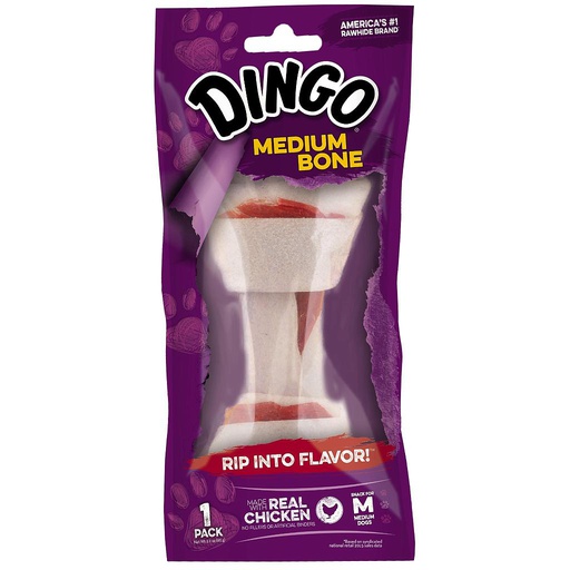 Dingo Medium Bone Snack Hueso Mediano 65g