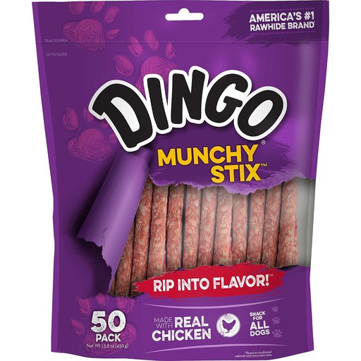 Dingo Munchy Stix Snack Pack 50unid