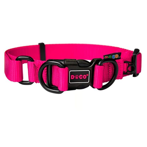 Doco Nylon Rosado Collar Para Perro L